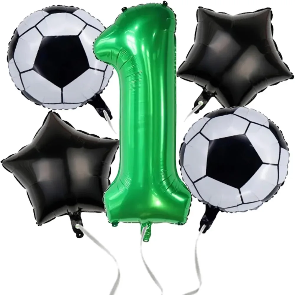 Boys Football Birthday PartyDecorations Football Balloon Birthday Decorations, World Cup Football Sports Theme Party Decorations