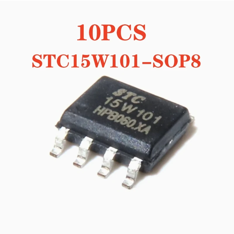 10 قطعة STC15W101-SOP8 رقاقة متحكم MCU أصلية جديدة تمامًا #1