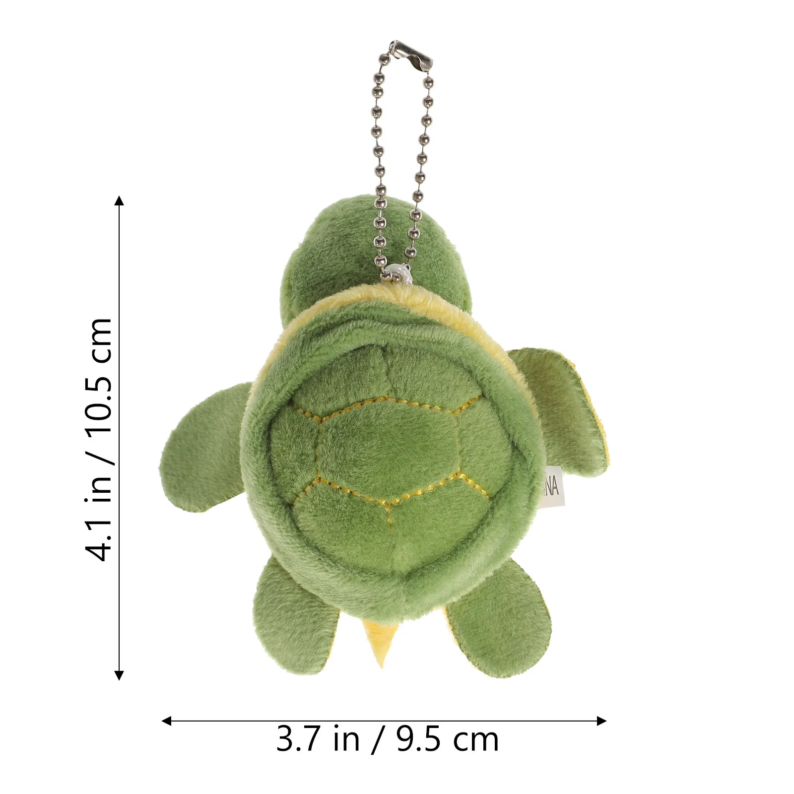 10Pcs Turtle Keychain Soft Hanging Ornament Cartoon Bag Pendant Backpack Charm Memorial Gift for Women Girls Kids