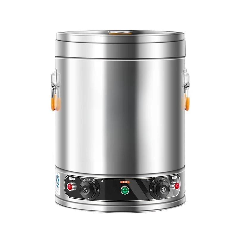 

304 stainless steel double bottom boiling bucket, electric cooking bucket, large-capacity porridge cooking