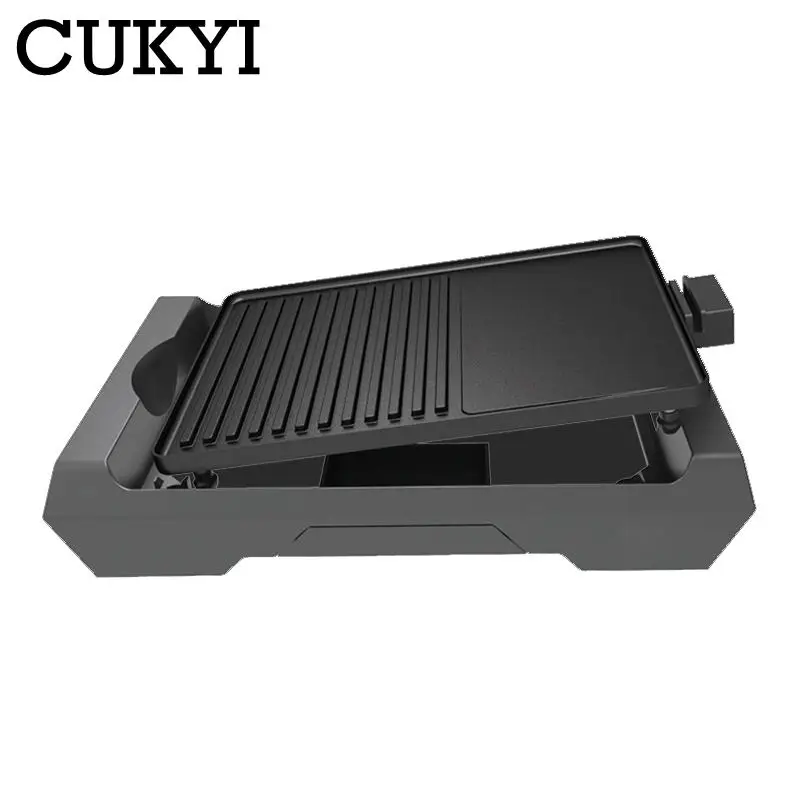 

Rapid Heating Barbecue Grill machine Non-stick Coating Smokeless Washable Detachable Bakeware Stepless temperature regulation