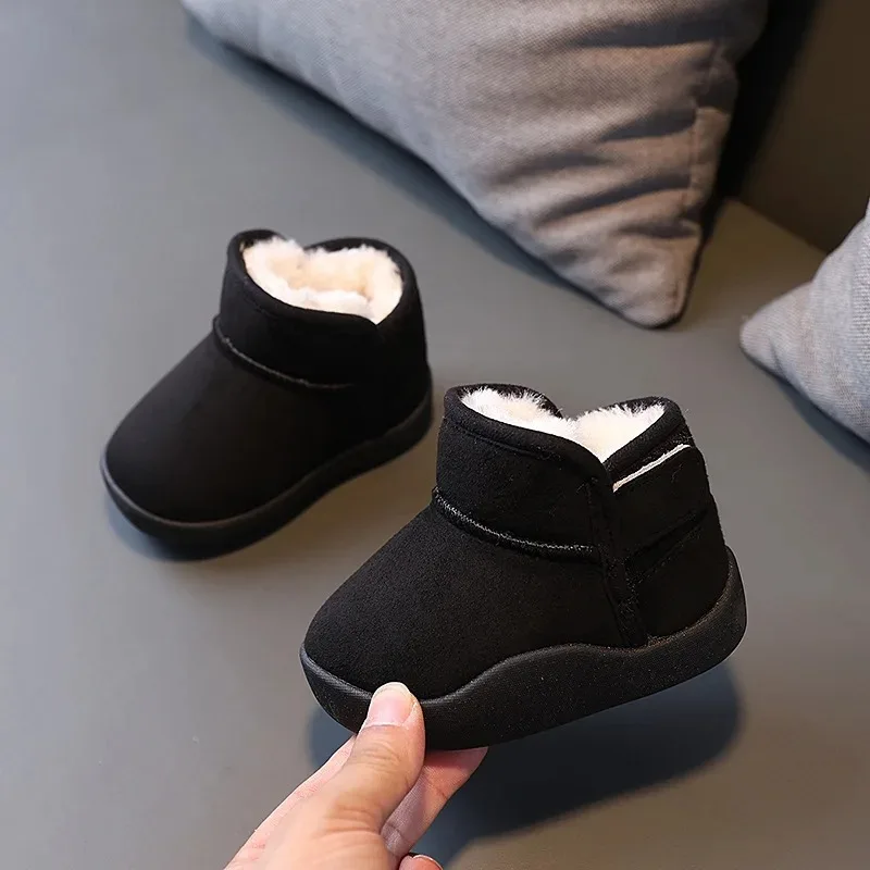 الطفل حذاء الثلوج 2025 شتاء جديد ريترو الطفل أفخم الدافئة حذاء مسطح فتاة عادية عدم الانزلاق تنوعا الرجال النساء الأحذية أحذية الموضة #3