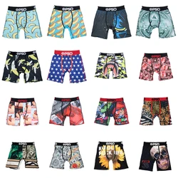 1Pcs Men Underwear Nylon Breathable Men's Boxershorts Fashion Printed Man Panties Mens Underpants Sexy Men Boxer Briefs Trunks