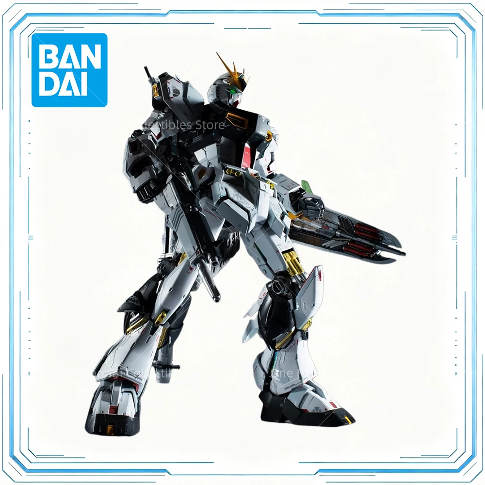 In Stock Original Bandai RX-93 Nu Gundam Alloy Figure Ver 37cm Gundam Collectible Display Toy Desktop Decoration Gifts For Fans
