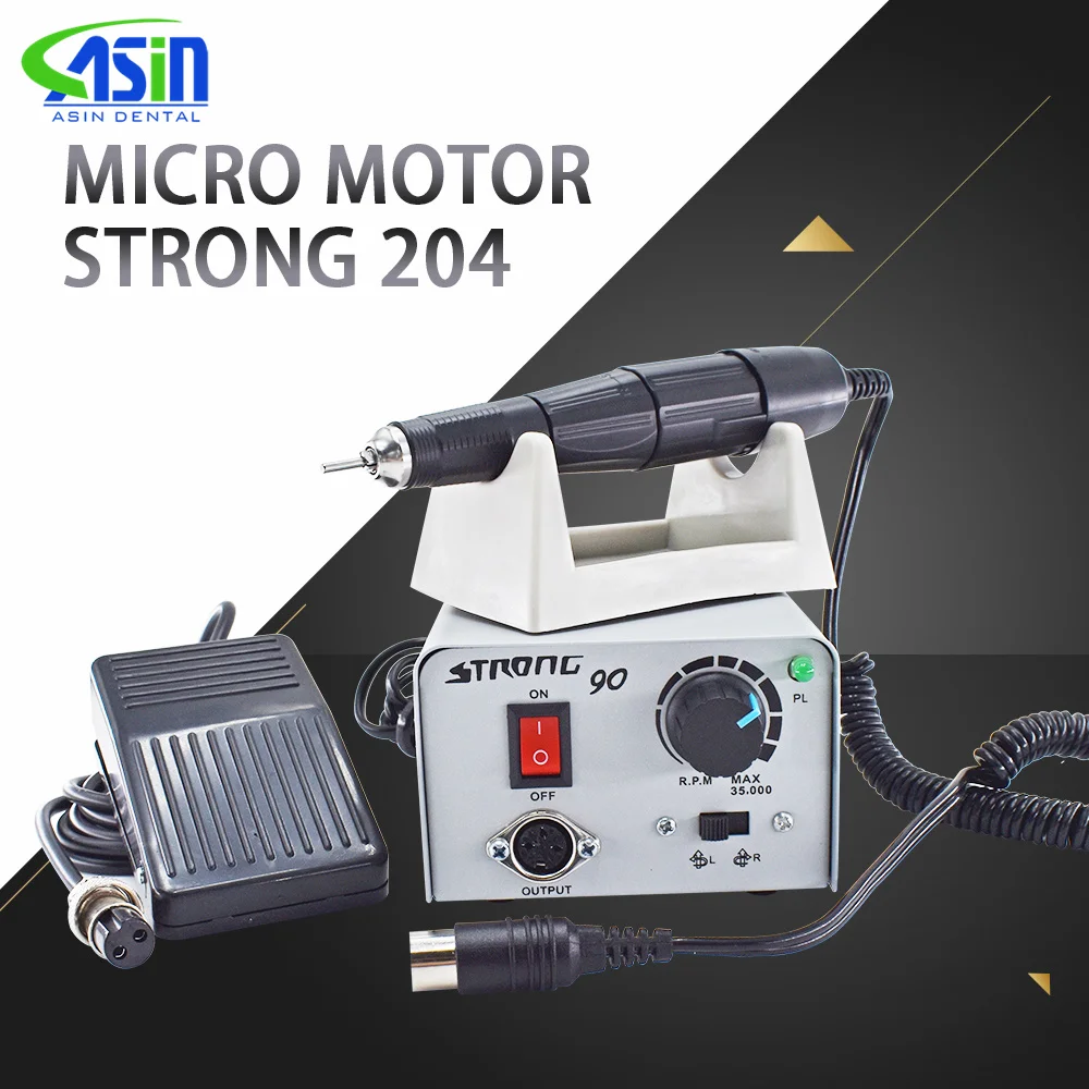 Dental Polishing 204 Micromotor 102L Nail Drill 35000 Machine for Manicure Apparatus Nail Electric Nail Drill Pedicure Tools