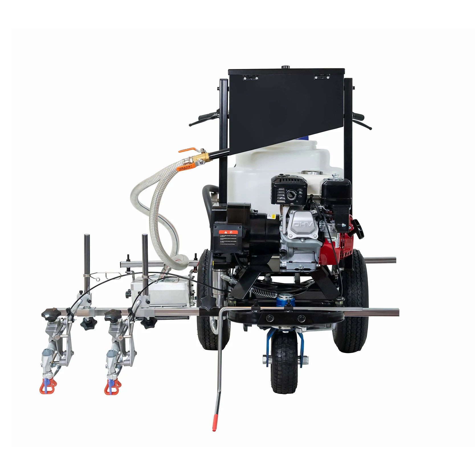 PT-5090 Industrial Cold Spray Intelligent Line Marking Machine 6.5HP 250 Bar Equipped With Glass Microbead Spreader Assembly
