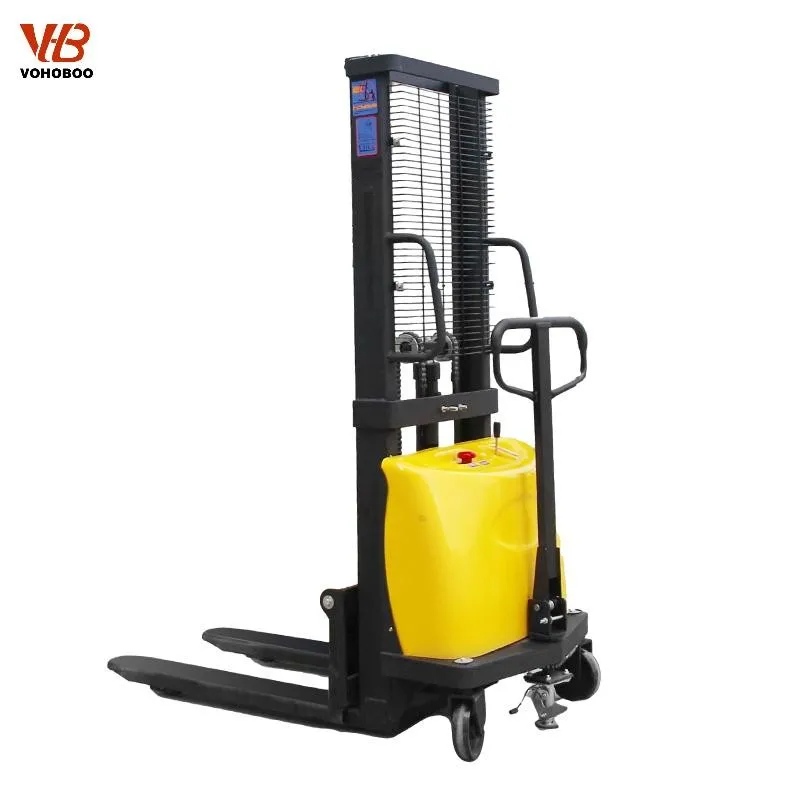 Hot Selling Walkie Semi- Electric Stacker Truck Full Electric Pallet Forklift 1.5 t 2t 1.6m 2m 3m