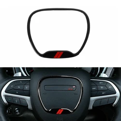 Steering Wheel Trim Cover For Dodge Charger 2015 Steering Wheel Decoration Accessories Interior Mouldings Parts