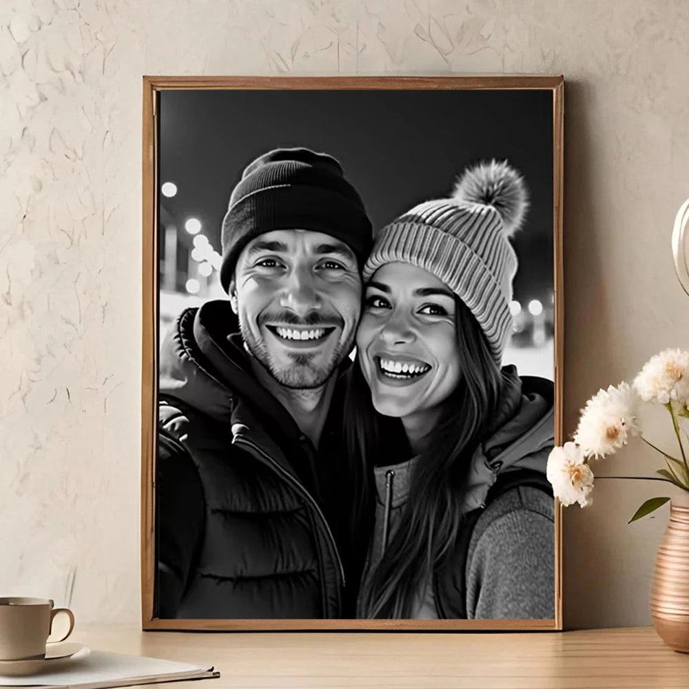 Stampa Personalizzata su Tela da Le Tue Foto, Poster per Matrimoni e Compleanni, Decorazione Murale, Immagini di Animali Domestici, Famiglia e Paesaggi