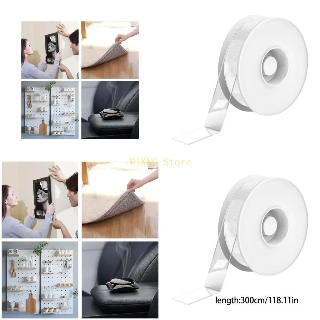شريط مزدوج من جانب اثنين من الجوانب شريط صافي شريط التثبيت شريط لاصق الشريط لاصق للسجاد الحرف الصور الملصقات أفضل بيع