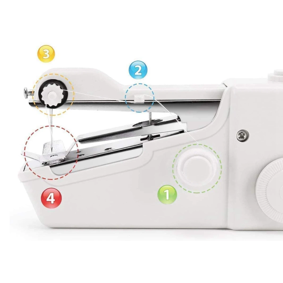 

Sep.HOT~Handheld Sewing Machine Mini Electric Hand-Held Cordless Portable Sewing Machine Quick Repairing Quick Tool