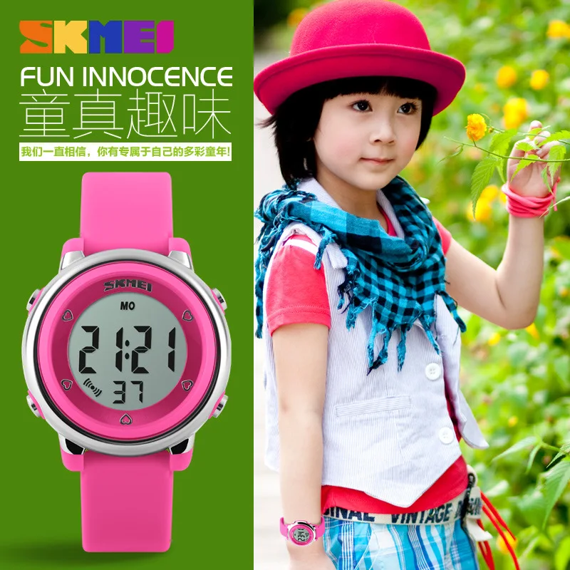 Kids Digital Sport Waterproof Watch for Girls Boys Kid Sports LED Electrical Watches Luminous Alarm Stopwatch Child Wristwatch