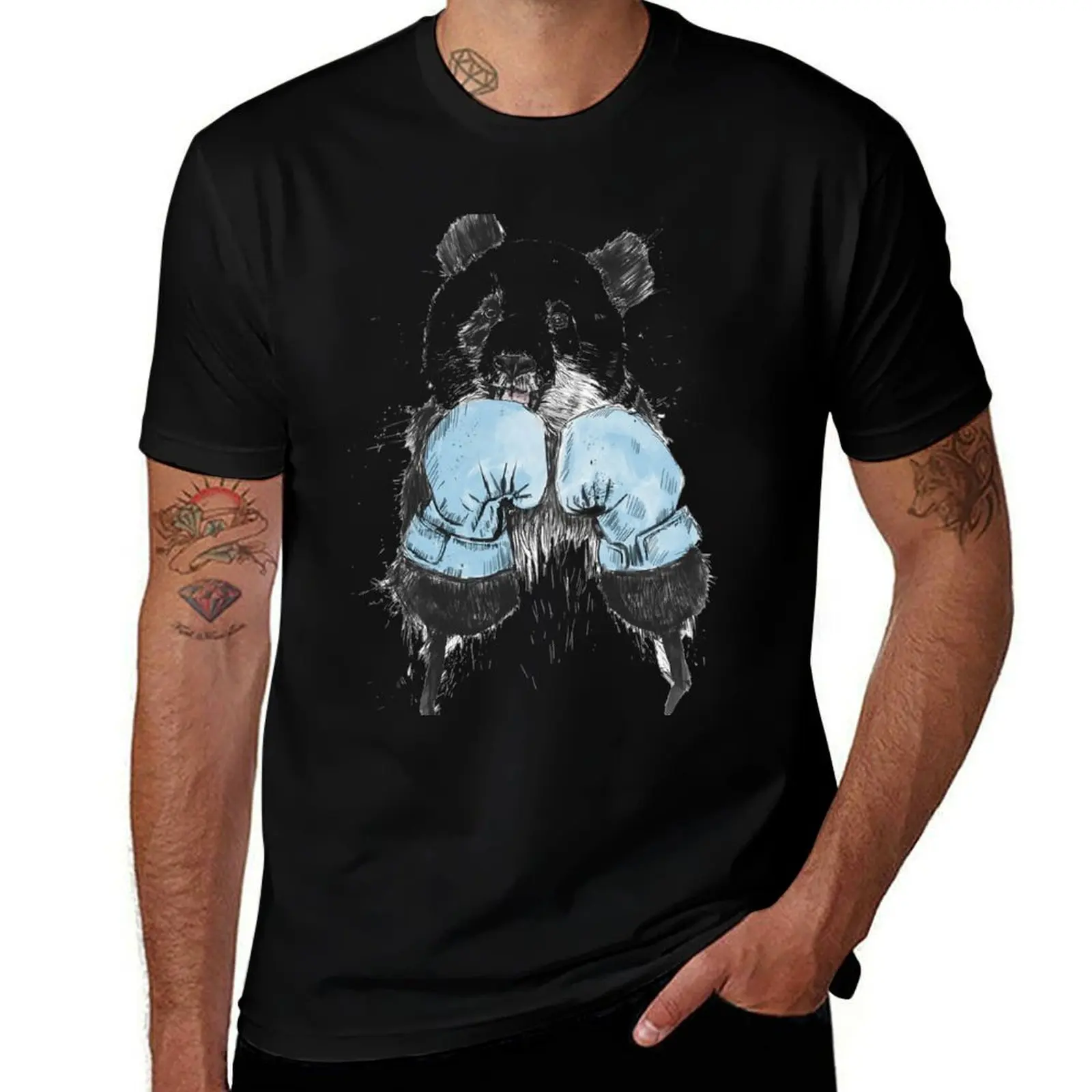 boxing panda T-Shirt Big and Tall Loose Fit T-Shirt