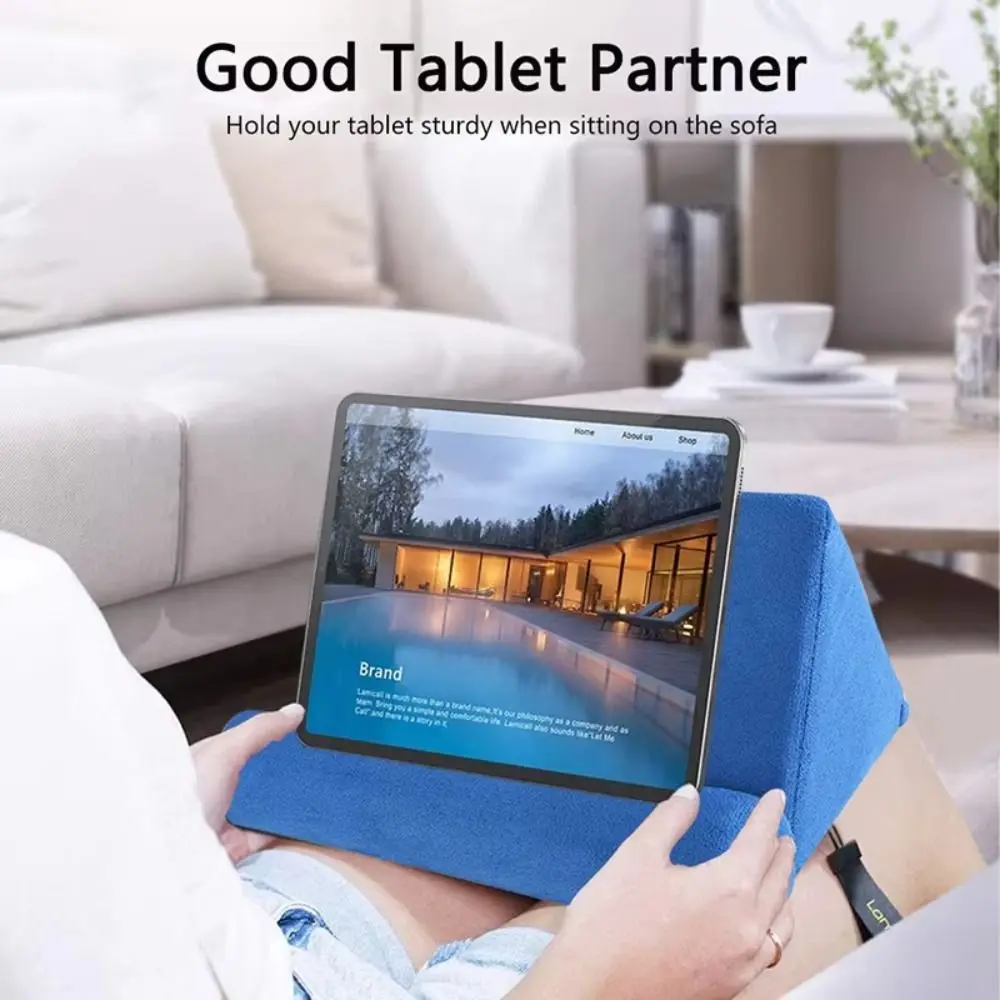 Portable Sponge Pillow Stand Tablet Pillow Stand Anti-Shake Multi-functional Phone Holder Multi-Angle Cushion Stand