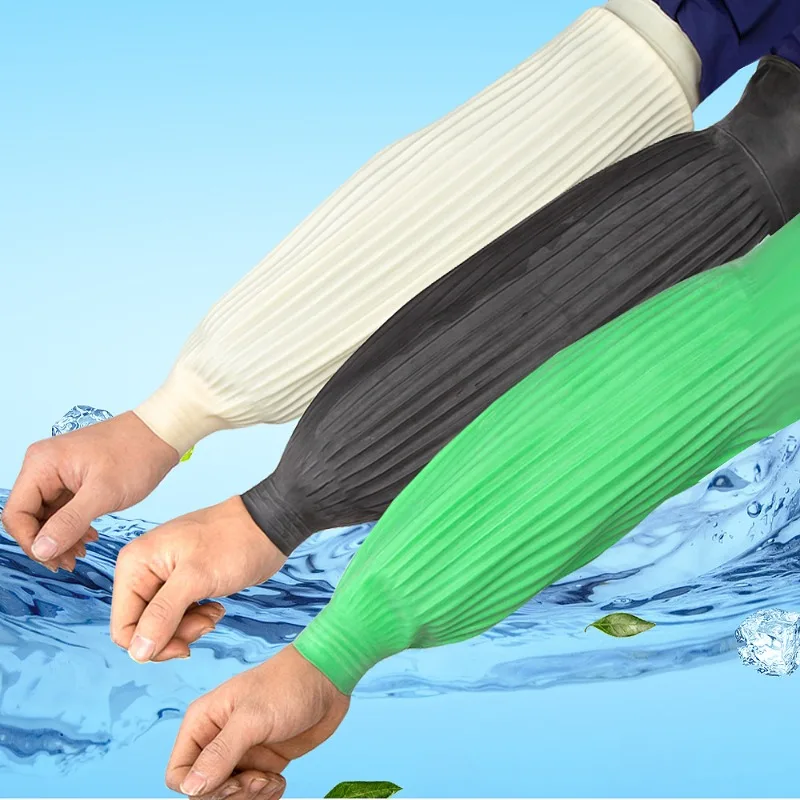 Mehrzweck-Armstulpen aus Latex, wasserdicht, für Küche, Zuhause, Haushalt, Housekeeping, Ärmelabdeckung, Armschutz, Arbeitsreinigung