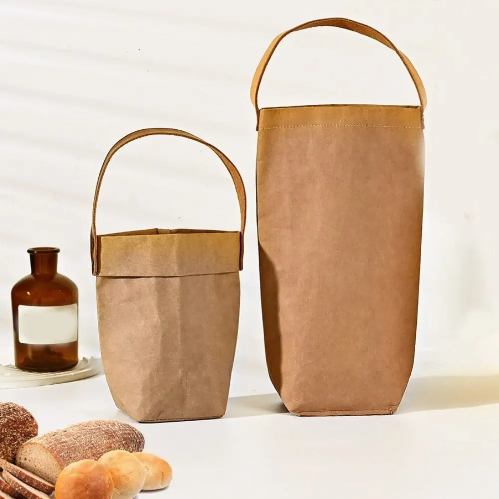 

Portable Foldable Kraft Paper Water Bottle Bag Washable Waterproof Mug Cup Sleeve Protective Cup Insulated Cover Camping