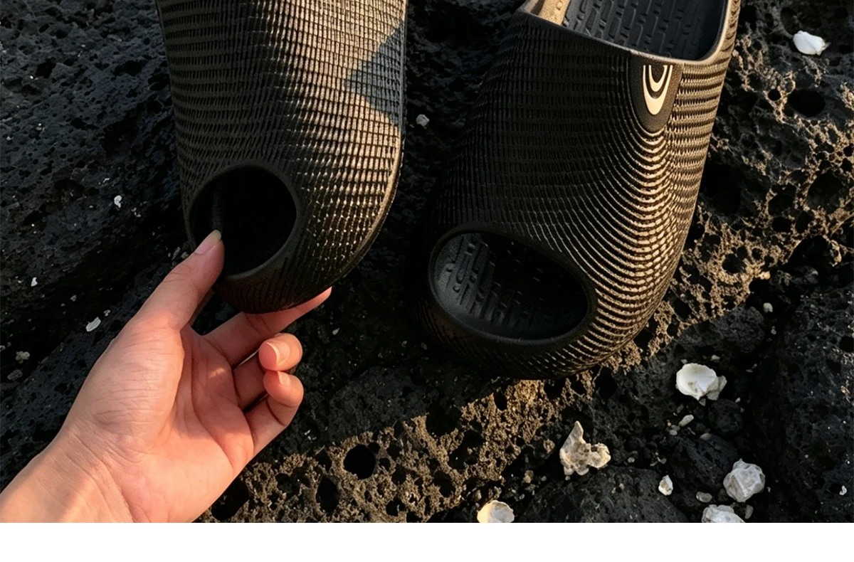 XIXITIAO Zapatillas de plataforma de verano para hombre y mujer, zapatillas de baño interiores de EVA suaves y cómodas, de color sólido, antideslizantes