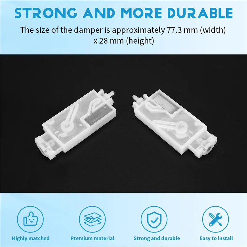 Superior-16PCS Inkt Demper Voor Mimaki Jv33 Jv5 Cjv30 Roland Mutoh Galaxy Menselijk Wit-Kleur Dx5 Printkop dumper Filter