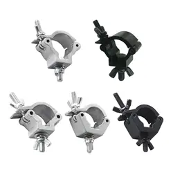 Heavy Duty Single Head Swivel Clamp Aluminum DJ Light Clamp Stage Lighting Clips for LED Par Moving Head Beam Spot Clamps