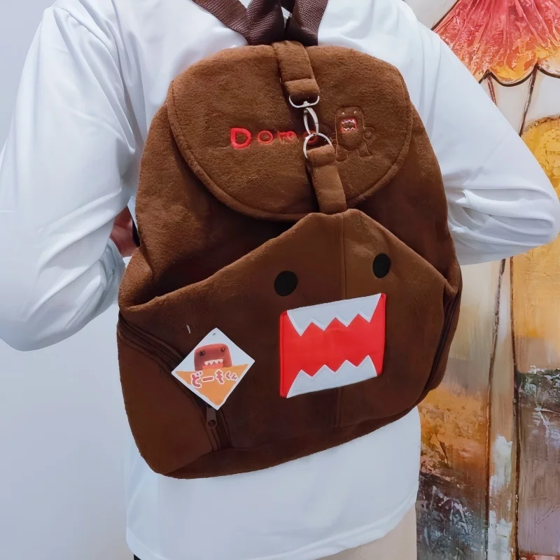 Hot Sale Kawaii Domo Kun Big Backpack Crossbody Cute Brown Anime Peripherals Small Shoulder Messenger Bags Mirror Birthday Gifts