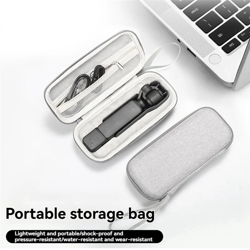 

SQPP-Portable Carrying Case For DJI Osmo Pocket 3 Protective Travel Storage Bag For DJI Osmo Pocket 3 Accessories Gray
