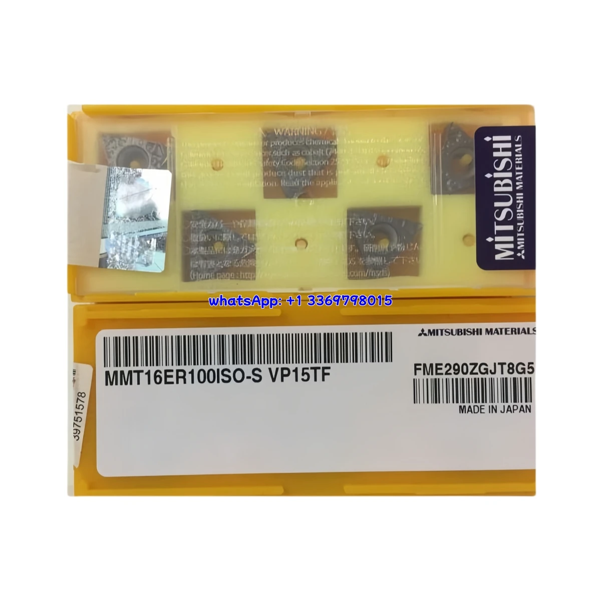 

100% Original MMT16ER100/125/150/175/200/250/300ISO-S VP15TF Thread Insert