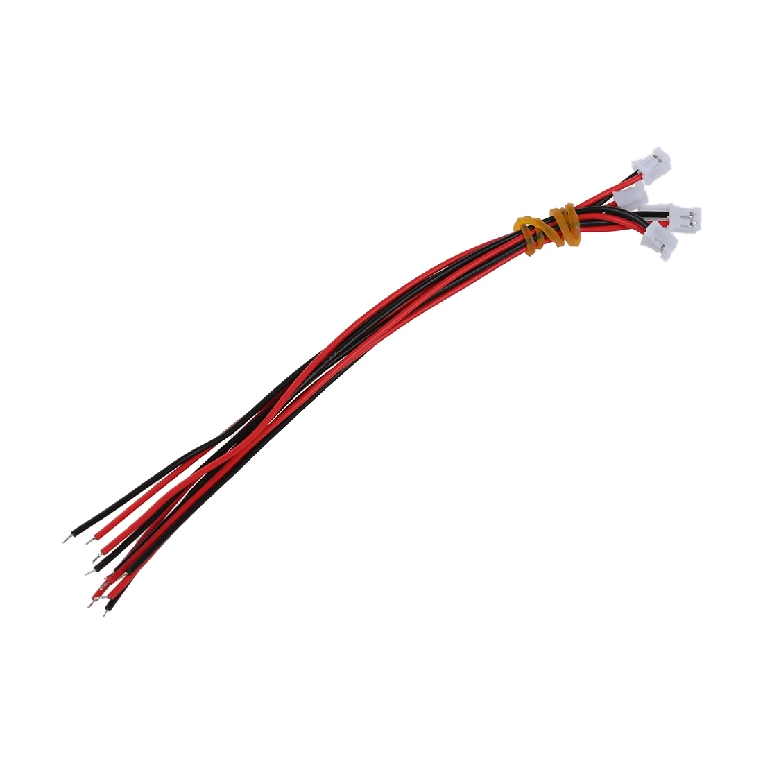 CCTV CCD Camera LED Board Single Head 2 Pin Connector Power Cable 5Pcs