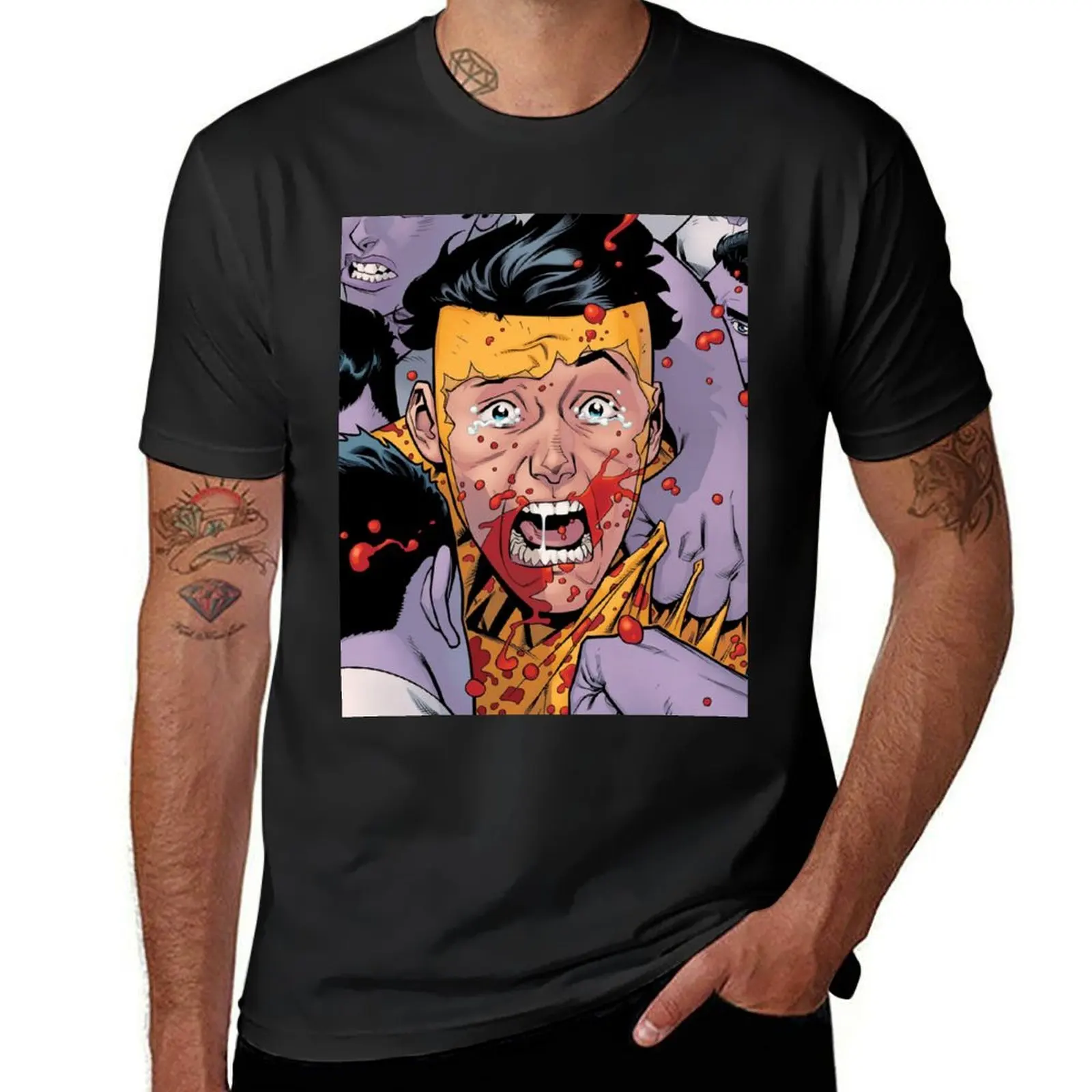 

bloodandtears T-Shirt summer 2025 Personalized t-shirt custom t-shirts rapper graphic tees mens cotton t shirts