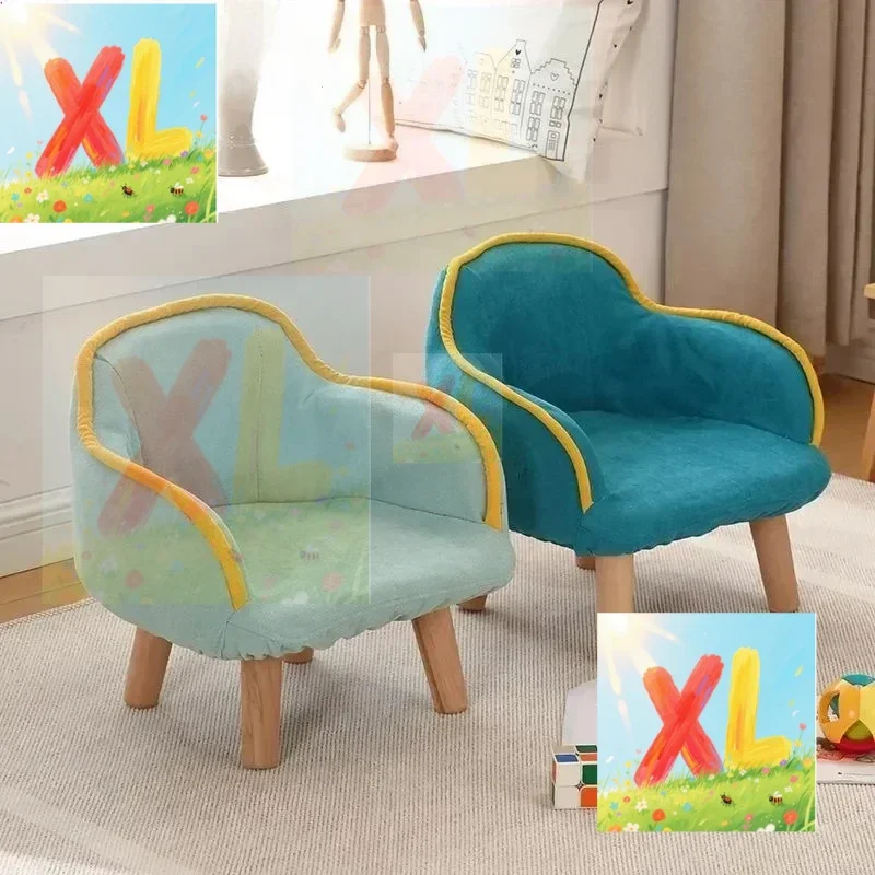 

Children's small sofa chair, single person cute baby reading corner, reading lazy room, boy and girl backrest seat