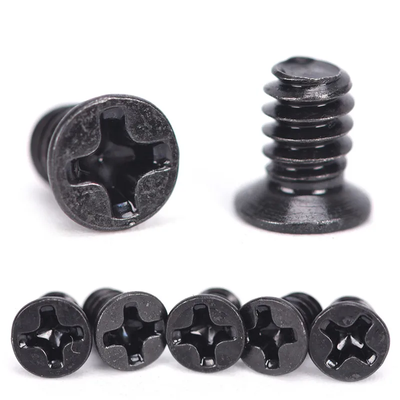

100PCS/Set 3.5" Hard Drive HDD Tray Computer Chassis Disk Black Screw For PC
