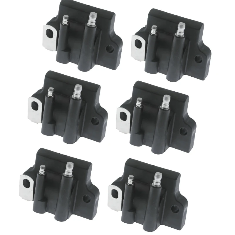 582508 Engine Ignition Coil Replacement Part with Plastic Housing, Terminal-Post Linkage, Mounting-Hole Layout, D7YA