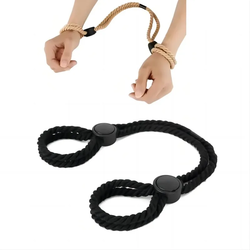 Bdsm Binding Toys Adjustable Cotton Rope Handcuffs Sexi Fetish Hand Wrist  Sexy Sm Restraints Sex Bondage Slave Cuffs Adult Game