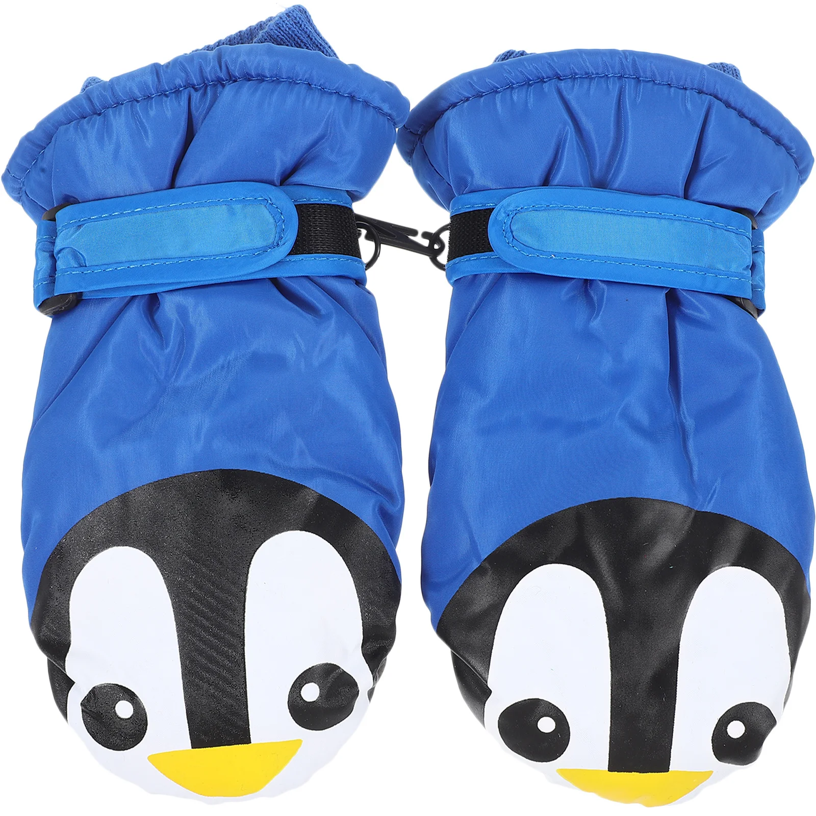 

1Pair Kids Winter Ski Waterproof Gloves Adjustable Wrist Buckle Warm Full Cover Outdoor Protection