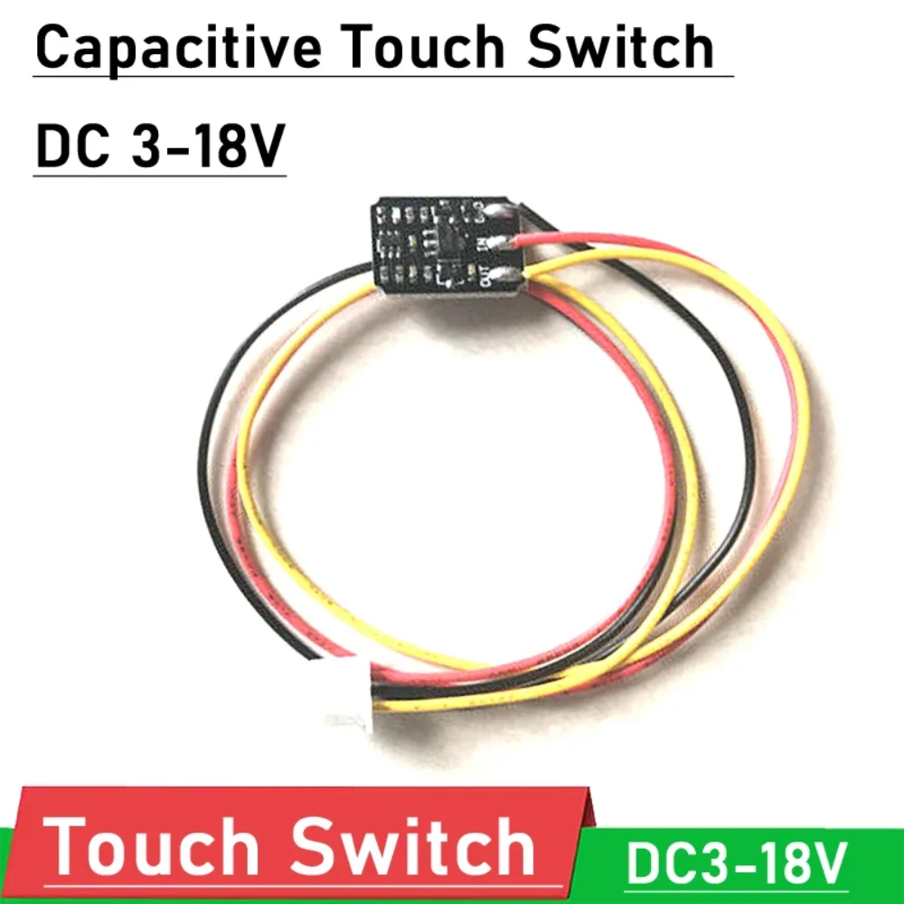 D-C 3V-12VCapacitive Touc Switch Light Bistable Electronic Induction Switch Drive LED Switching Power Control