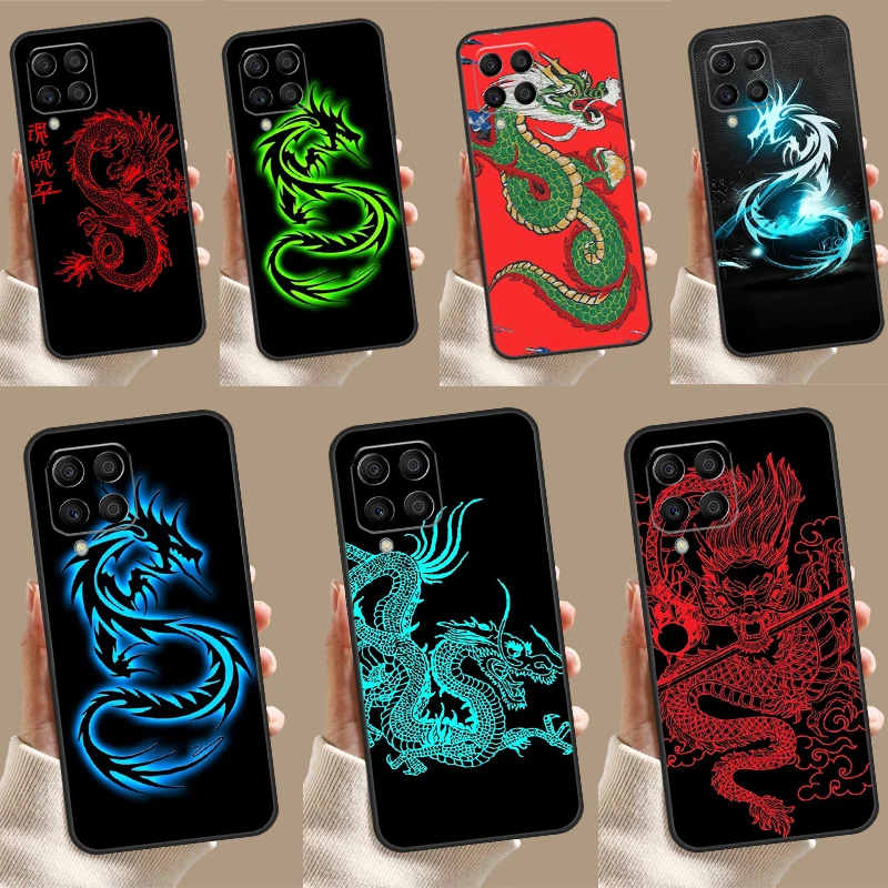 Ancient Japanese Dragon For Samsung Galaxy M20 M30s M31 M51 M15 M55 M13 M23 M33 M53 M12 M32 M52 M14 M34 M54 Case