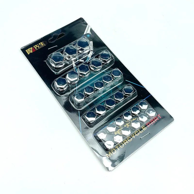 30 قطعة 1.4/1.2/1/0.8 سنتيمتر دراجة نارية تعديل غطاء برغي الديكور ل دراجات نارية سيارة كهربائية الملونة الجوز غطاء اكسسوارات #4