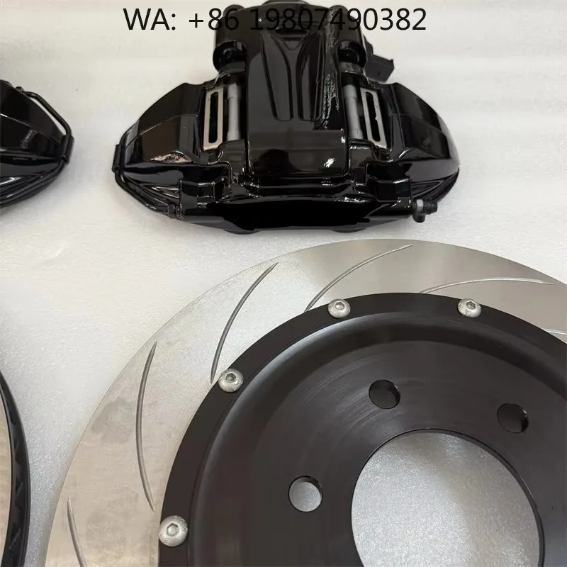 

New Rear Inteated 4 Piston Brake Caliper Kit 380*28mm Disc High Performance Racing Brake System For Pickup Truck Modification