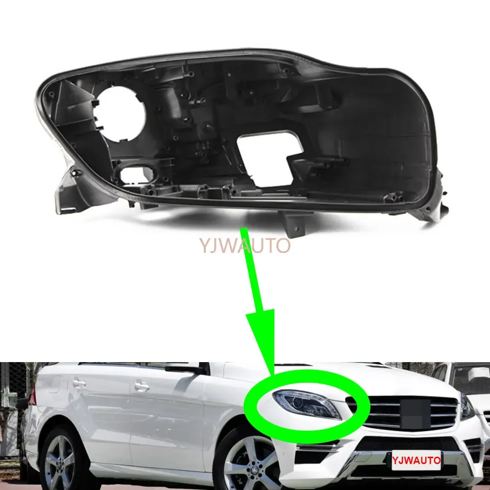 For Mercedes Benz W166 ML300 350 ML400 2012 2013 2014 2015 Headlamp House Car Headlight Base Auto Front Lamp Holder Back Support
