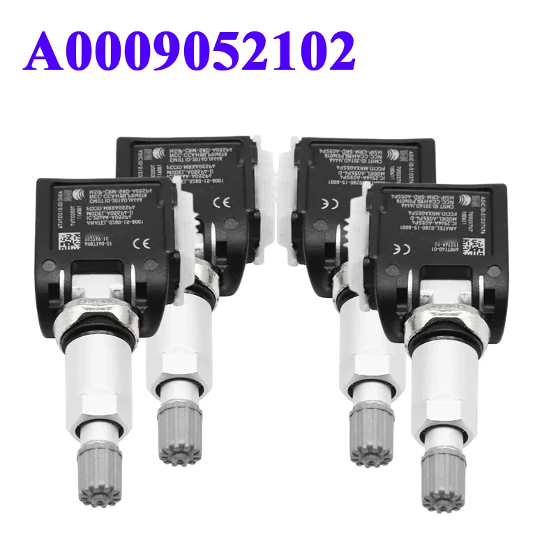 

4 датчика давления в шинах TPMS 433 МГц A0009052102 для Mercedes-Benz VS30 W177 W247 W213 BMW G30 G20 6887140-01 36106887147