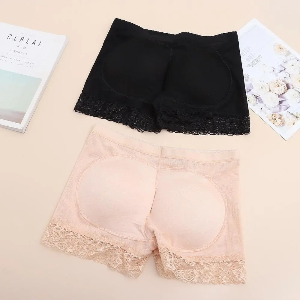 New Soft Women Pantie Breathable Oversize Butt Lifter Pantie Push Up Hip High Cotton Padded Underwear Spring