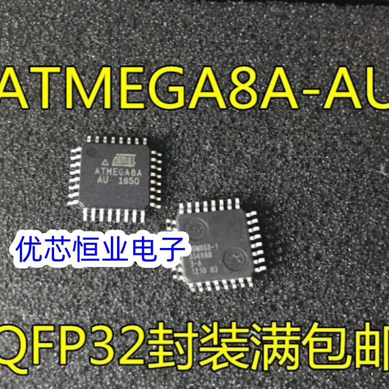 QFP-32 Microcontroller chip IC new original ATMEGA8A-AU ATMEGA8A U ATMEGA8L-8AU ATMEGA8L 8U ATMEGA8-16AU ATMEGA8 16AU