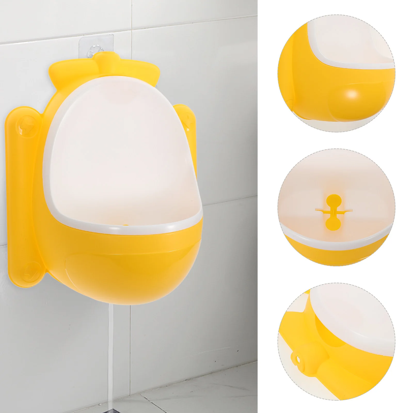 

Creative Kids Urinal for Boys - Lightweight PP Material Wall Potty with Bright Colors for Toddler Toilet Training and Fun
