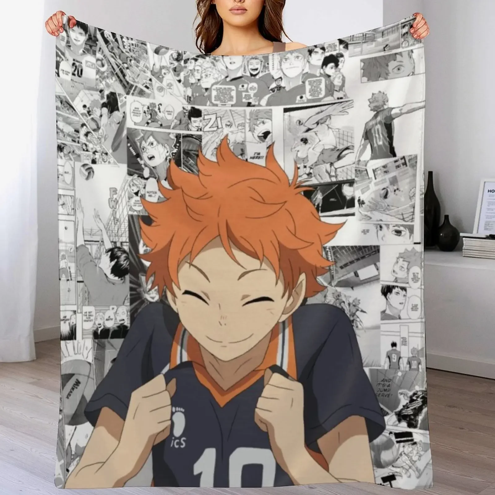 Hinata Throw Blanket Loose for sofa Blankets