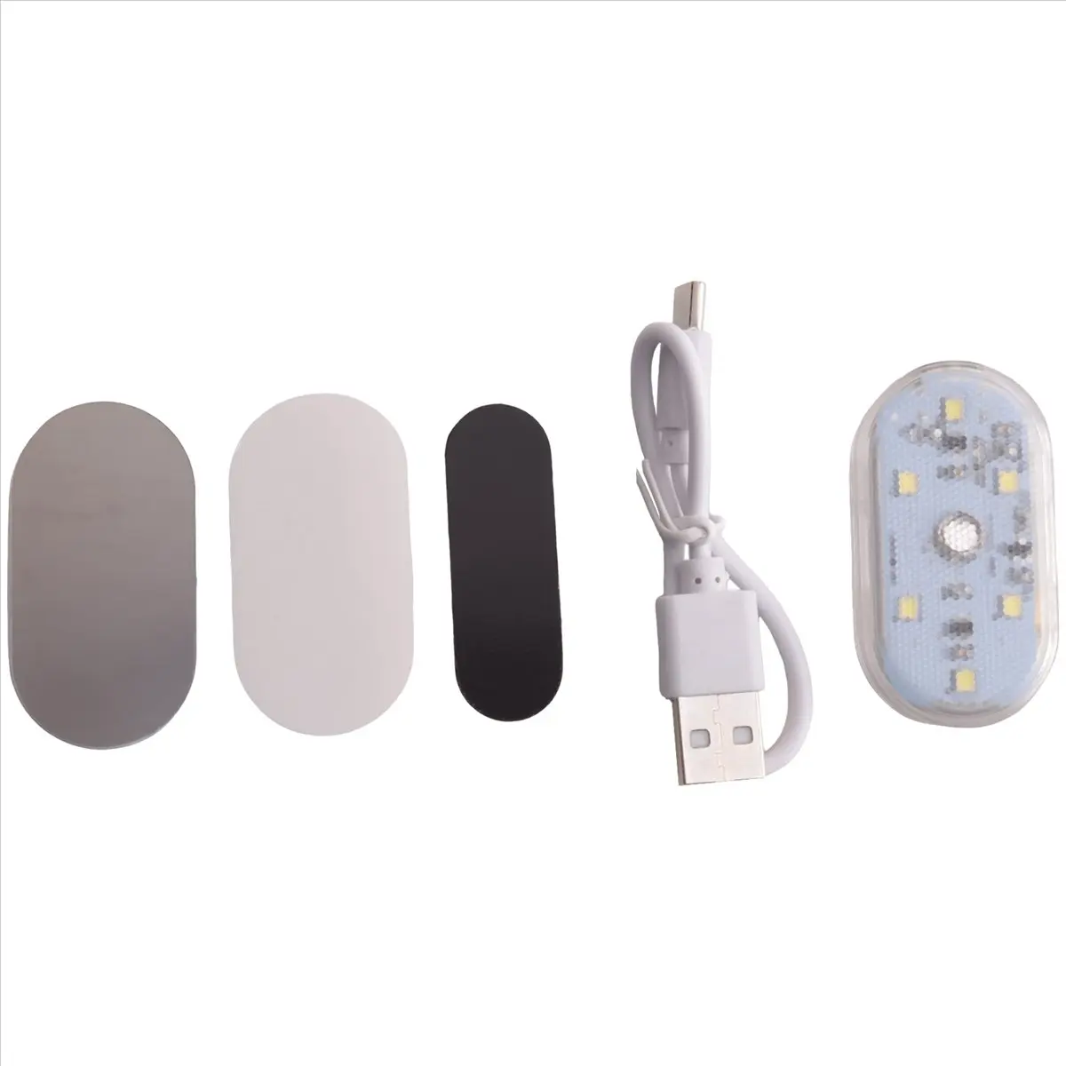 جديد سيارة المحيطة ضوء سيارة الداخلية اللمس الاستشعار USB شحن الإضاءة سيارة القراءة ضوء LED الضوء المحيط الأبيض #6