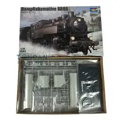 1/35 Scale 00217 Trumpeter WWII German Steam Locomotive BR86 Static Model Kit Display Toys for Boys Birthday Gift TH05313