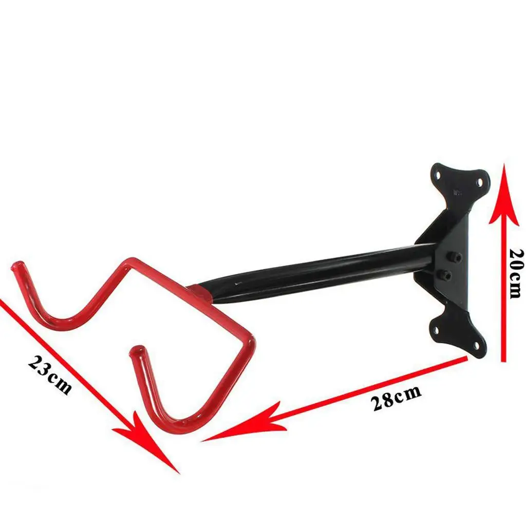 Stable Solid Bike Wall Mount Hook Room Hanger Horizontal Hanger Flip-Up