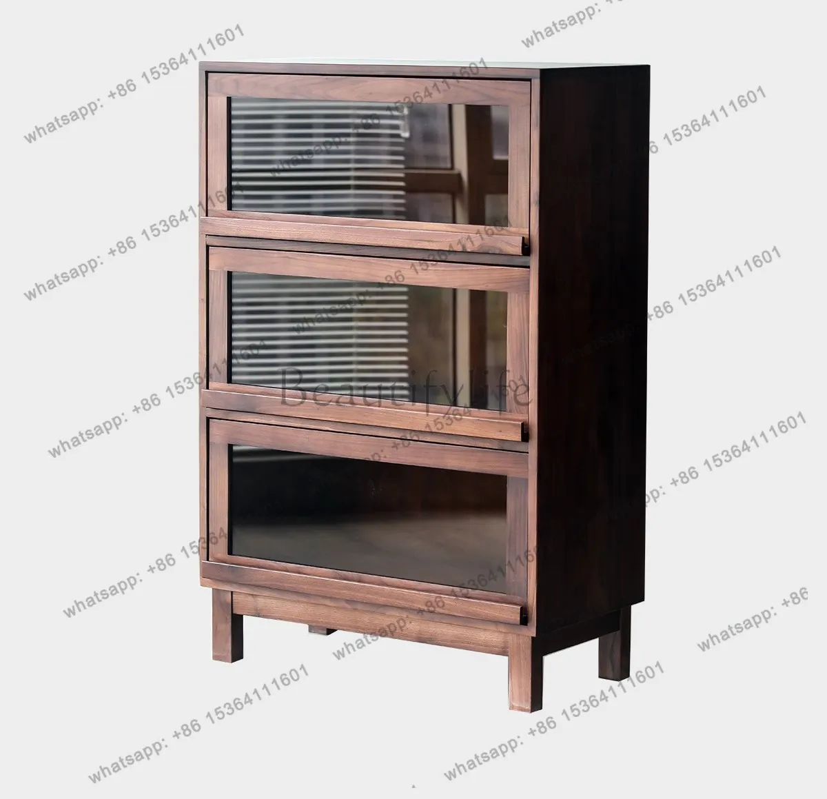 Customizable North American Display Cabinet Wine Cabinet Living Room  Magazine Cabinet
