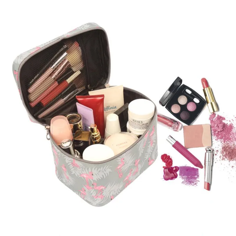 Travel Portable Women Makeup Bag High Capacity Waterproof Toiletries Organizer Storage Cosmetic Cases Zipper Wash Beauty Pouch