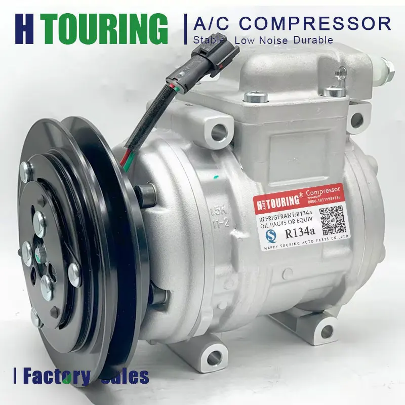 S7501 A/C AC Compressor for Hyundai Excavator HX220 L HX220 NL 11Q6-90091 11Q690091 12240-38800