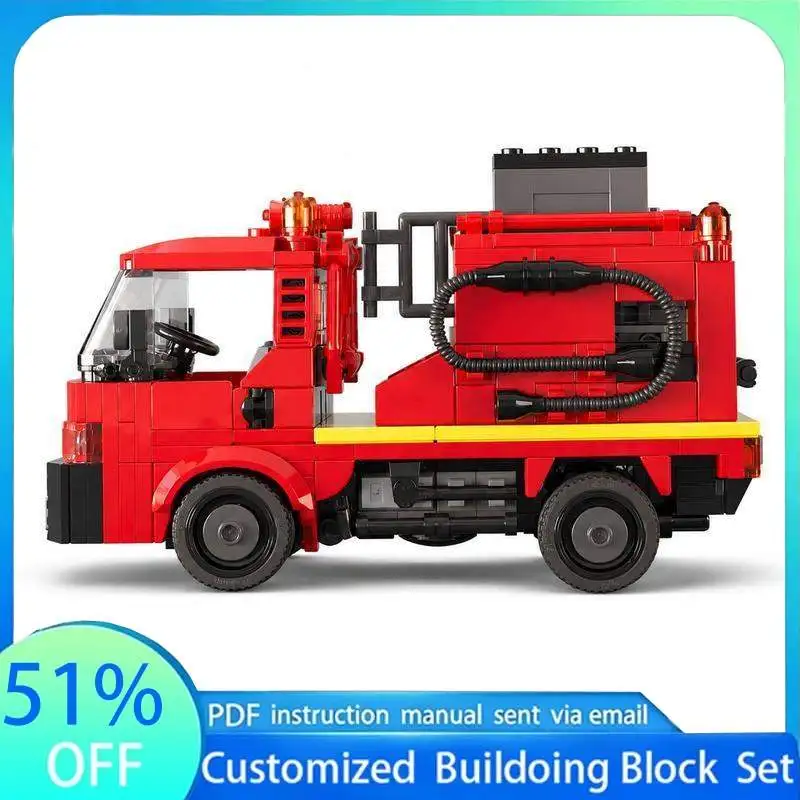 534 Parts Dark Gray Off Road SUV Building Blocks Utility Vehicle Model DIY Assembly Toy Creative Desk Collection Display Gifts